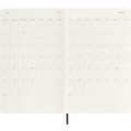 Moleskine Agenda 2025 Moleskine 12M Planner Weekly 7dagen/1pagina large sc black