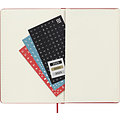 Moleskine Agenda 2025 Moleskine 12 mois Planner Weekly 7j/1p Large rigide rouge écarlate