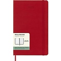 Moleskine Agenda 2025 Moleskine 12 mois Planner Weekly 7j/1p Large rigide rouge écarlate