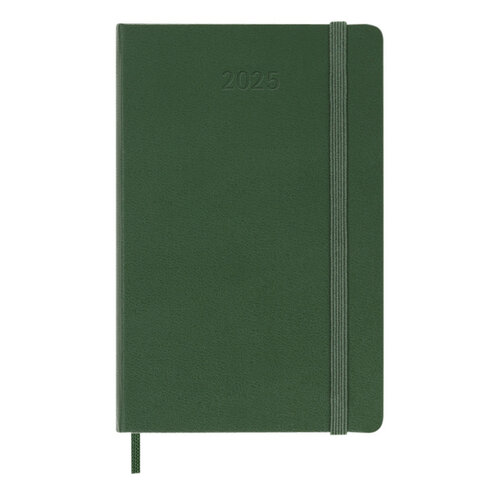 Moleskine Agenda 2025 Moleskine 12 mois Planner Weekly 7j/1p Pocket rigide vert myrte