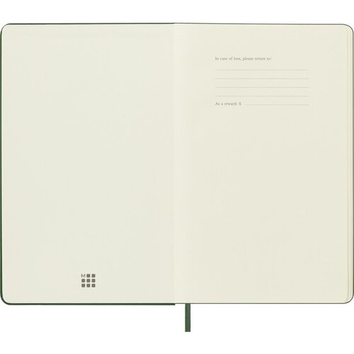 Moleskine Agenda 2025 Moleskine 12M Planner Weekly 7dagen/1pagina large hc myrtle green