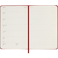 Moleskine Agenda 2025 Moleskine 12M Planner Weekly 7dagen/1pagina pocket sc scarlet red