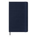 Moleskine Agenda 2025 Msk 12 mois Planner Weekly 7j/1p Large rigide bleu saphir