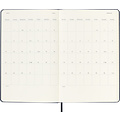 Moleskine Agenda 2025 Msk 12 mois Planner Weekly 7j/1p Large rigide bleu saphir