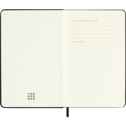 Moleskine Agenda 2025/2026 Moleskine 18 mois Planner Weekly 7j/1p Pocket rigide noir