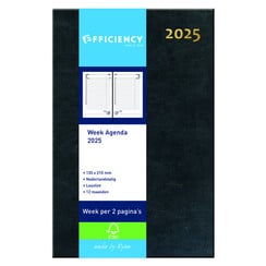 Agenda 2026 Ryam Efficiency Baladek 7 jours/2 pages noir