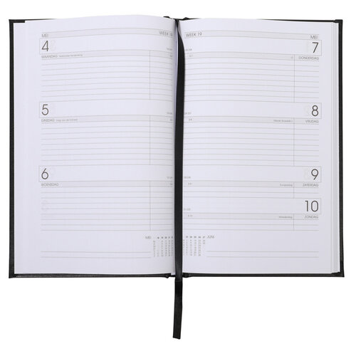 Ryam Agenda 2026 Ryam Efficiency Baladek 7 jours/2 pages noir