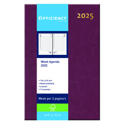 Agenda 2026 Ryam Efficiency Baladek 7 jours/2 pages bordeaux
