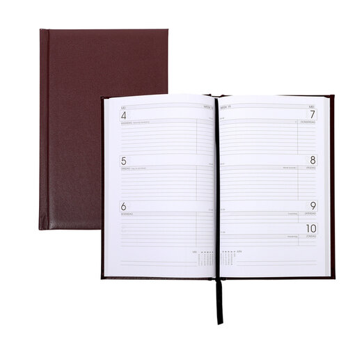 Ryam Agenda 2026 Ryam Efficiency Baladek 7 jours/2 pages bordeaux