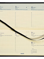 Quantore Agenda de poche 2026 Quantore 7 jours/2 pages paysage noir