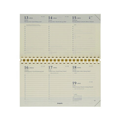 Recharge agenda 2026 Brepols Omniplan 7jours/2pages