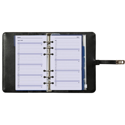 Kalpa Organiseur Kalpa Personal avec agenda 2025-2026 7j/2p Croco noir