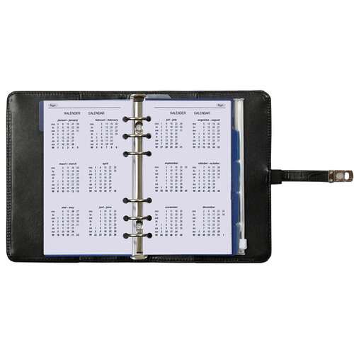 Kalpa Organiseur Kalpa Personal avec agenda 2025-2026 7j/2p Croco noir