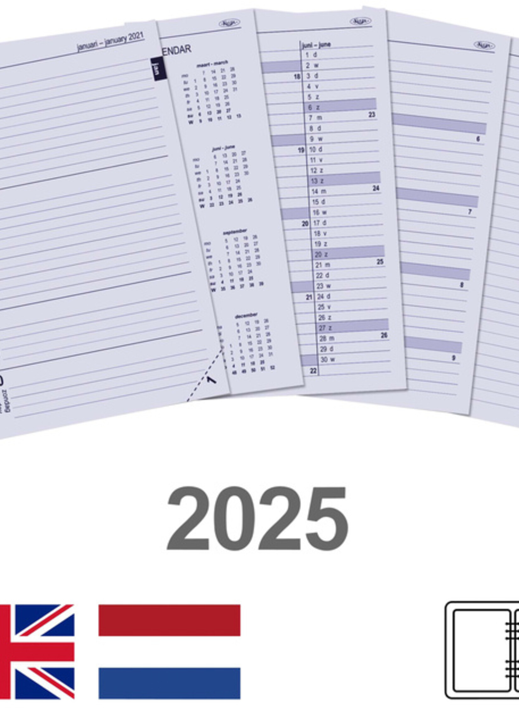 Kalpa Recharge agenda 2026 Kalpa A5 7 jours/ 2 pages