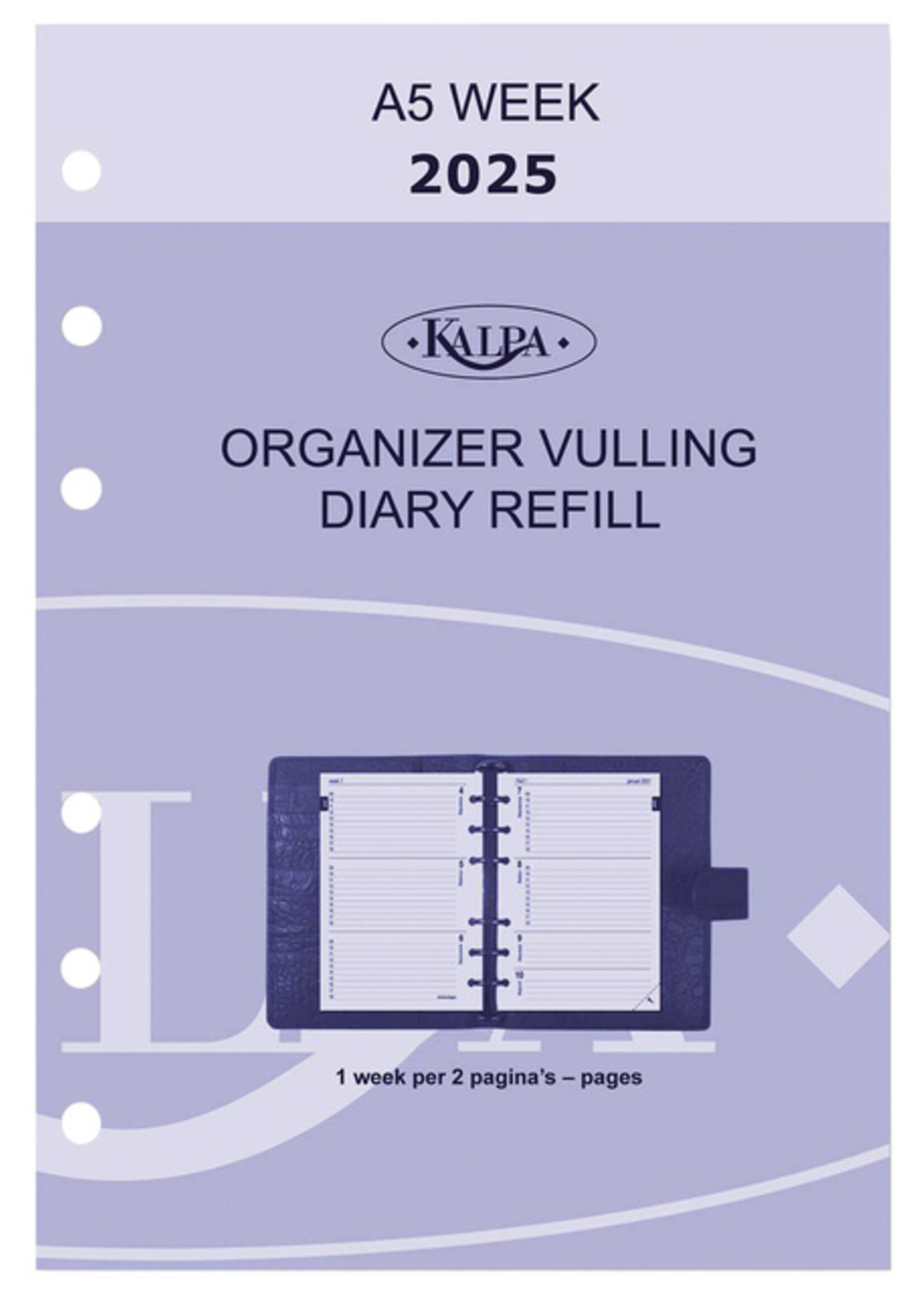 Kalpa Recharge agenda 2026 Kalpa A5 7 jours/ 2 pages