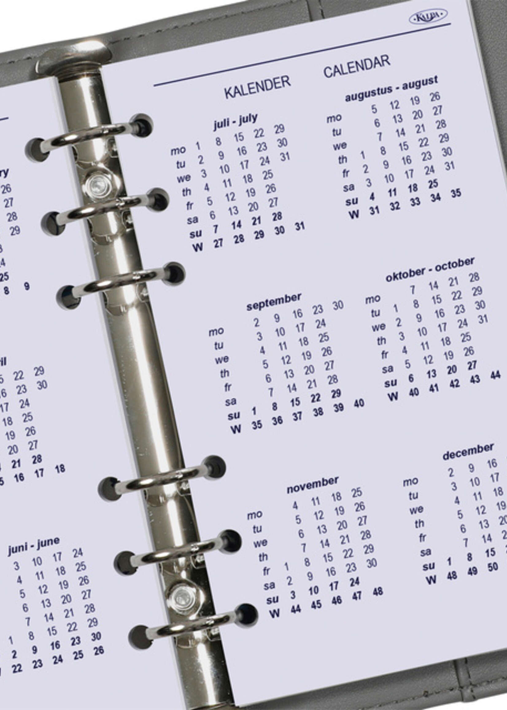 Kalpa Recharge agenda 2026 Kalpa Personal 1 jour/1 page