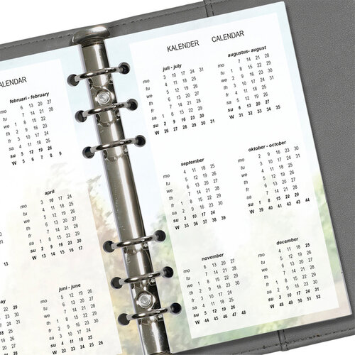 Kalpa Recharge agenda 2025 Kalpa Personal Fleurs 7 jours/2 pages