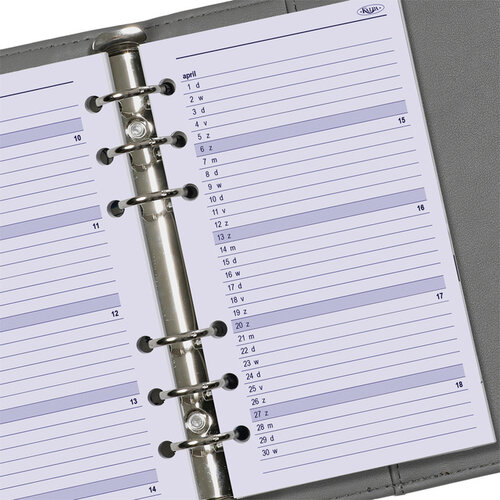 Kalpa Recharge agenda 2025 Kalpa Personal Fleurs 7 jours/2 pages