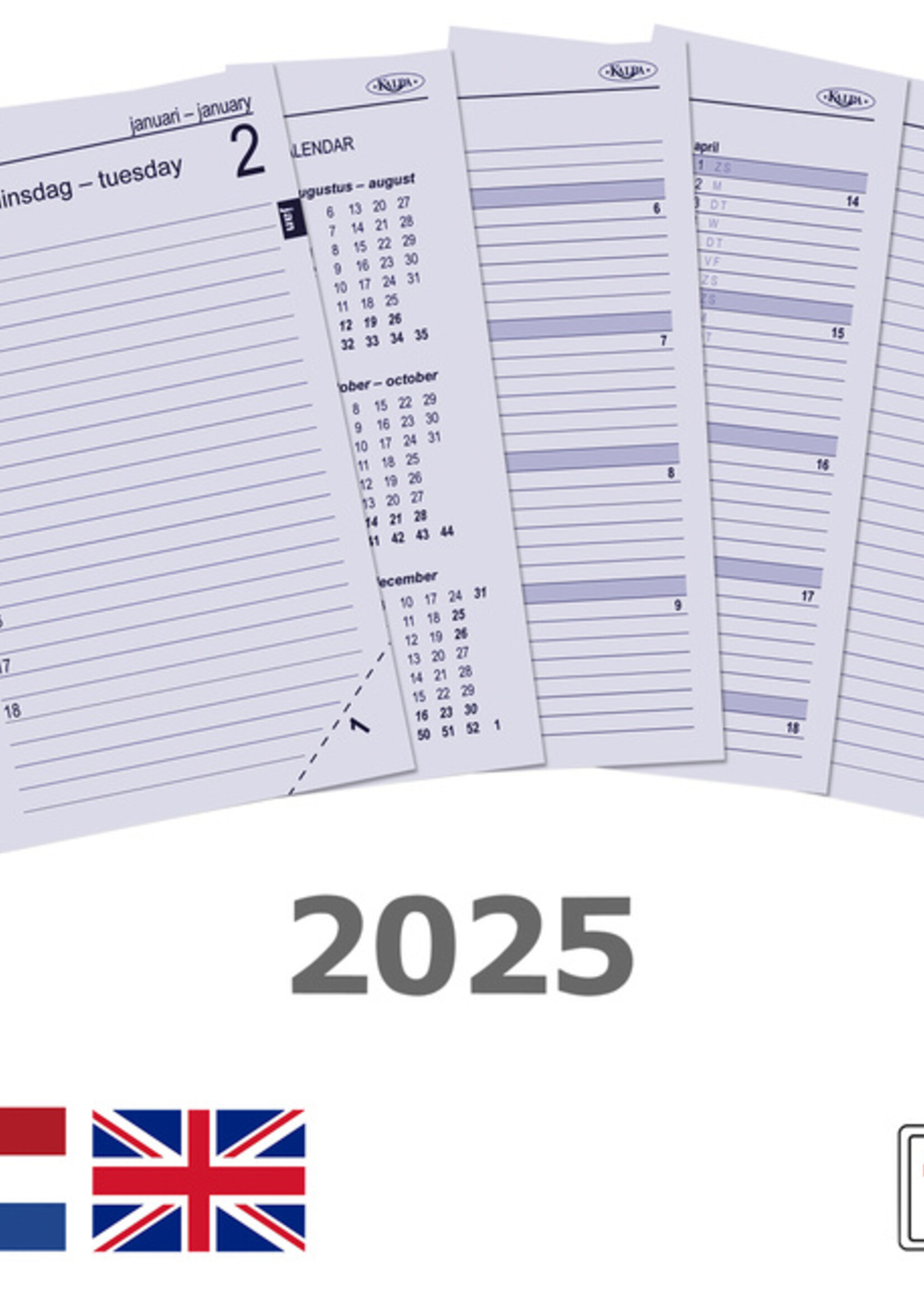 Kalpa Recharge agenda 2026 Kalpa Pocket 1 jour/1 page