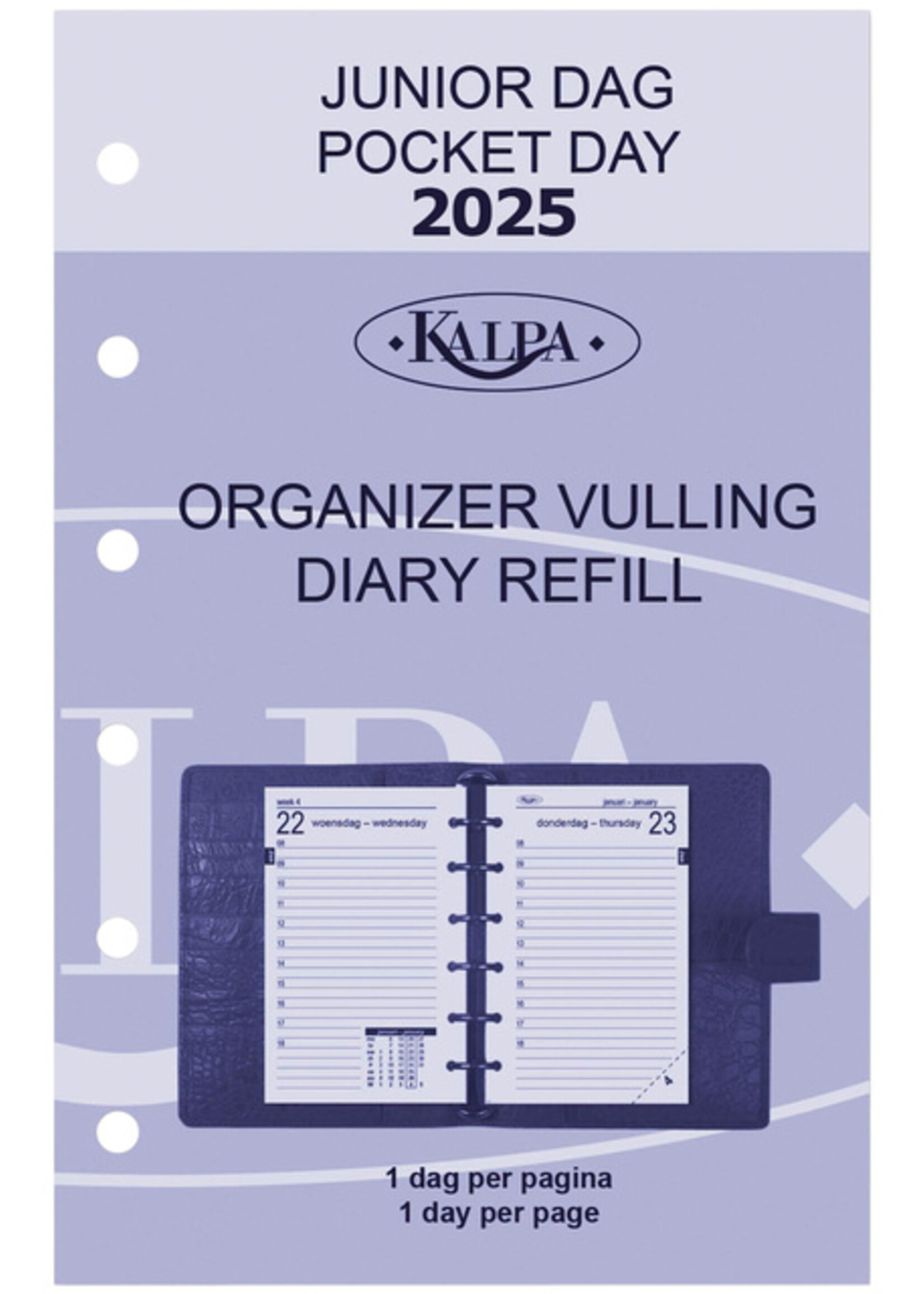 Kalpa Recharge agenda 2026 Kalpa Pocket 1 jour/1 page