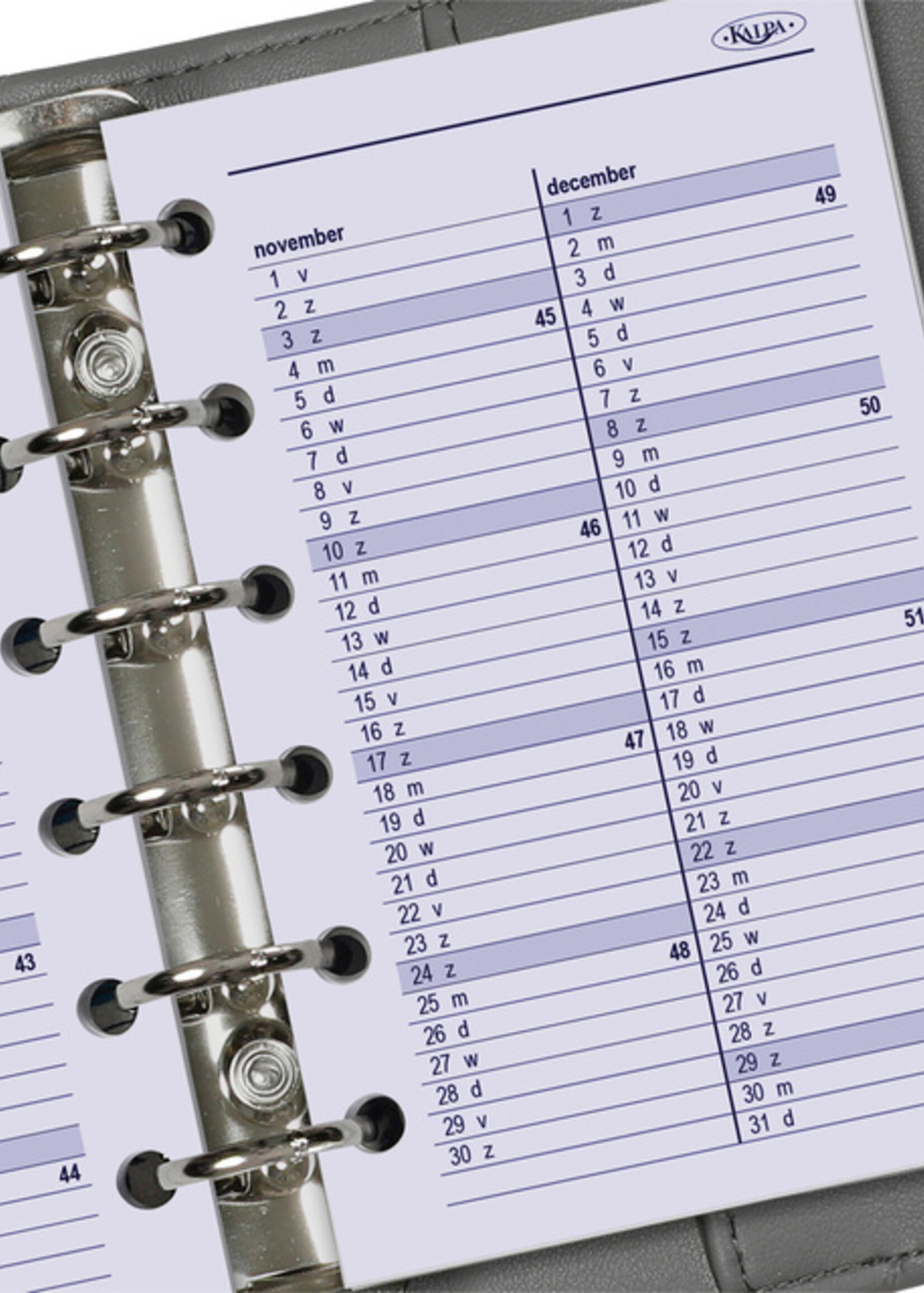 Kalpa Agendavulling 2026 Kalpa Pocket 1dag/1pagina