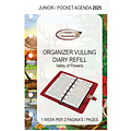 Kalpa Recharge agenda 2025 Kalpa Pocket Fleurs 7jours/2pages