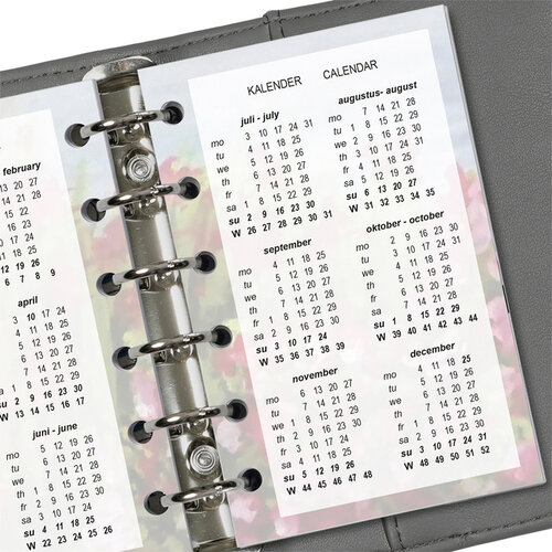 Kalpa Recharge agenda 2025 Kalpa Pocket Fleurs 7jours/2pages