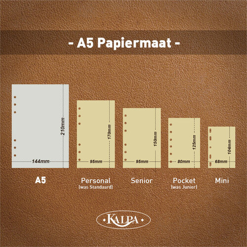 Kalpa Agendavulling 2025 Kalpa Pocket bloemen 7dagen/2pagina's