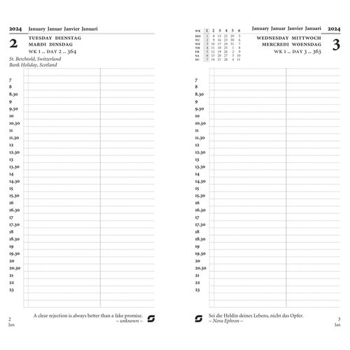 Succes Recharge agenda 2025 Succes Standard 1 jour/1 page