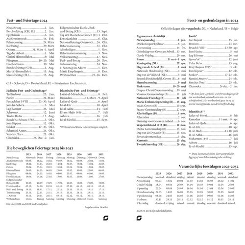 Succes Recharge agenda 2025 Succes Standard 7 jours/2 pages