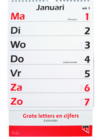 Quantore Kalender 2026 met grote letters en cijfers Quantore