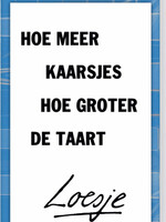Interstat Calendrier annivesaire Loesje 32x13cm (NL)