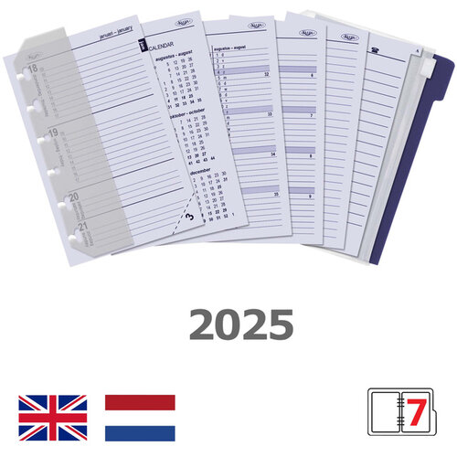 Kalpa Agendavulling 2026 Kalpa Pocket jaardoos 7dagen/2pagina's