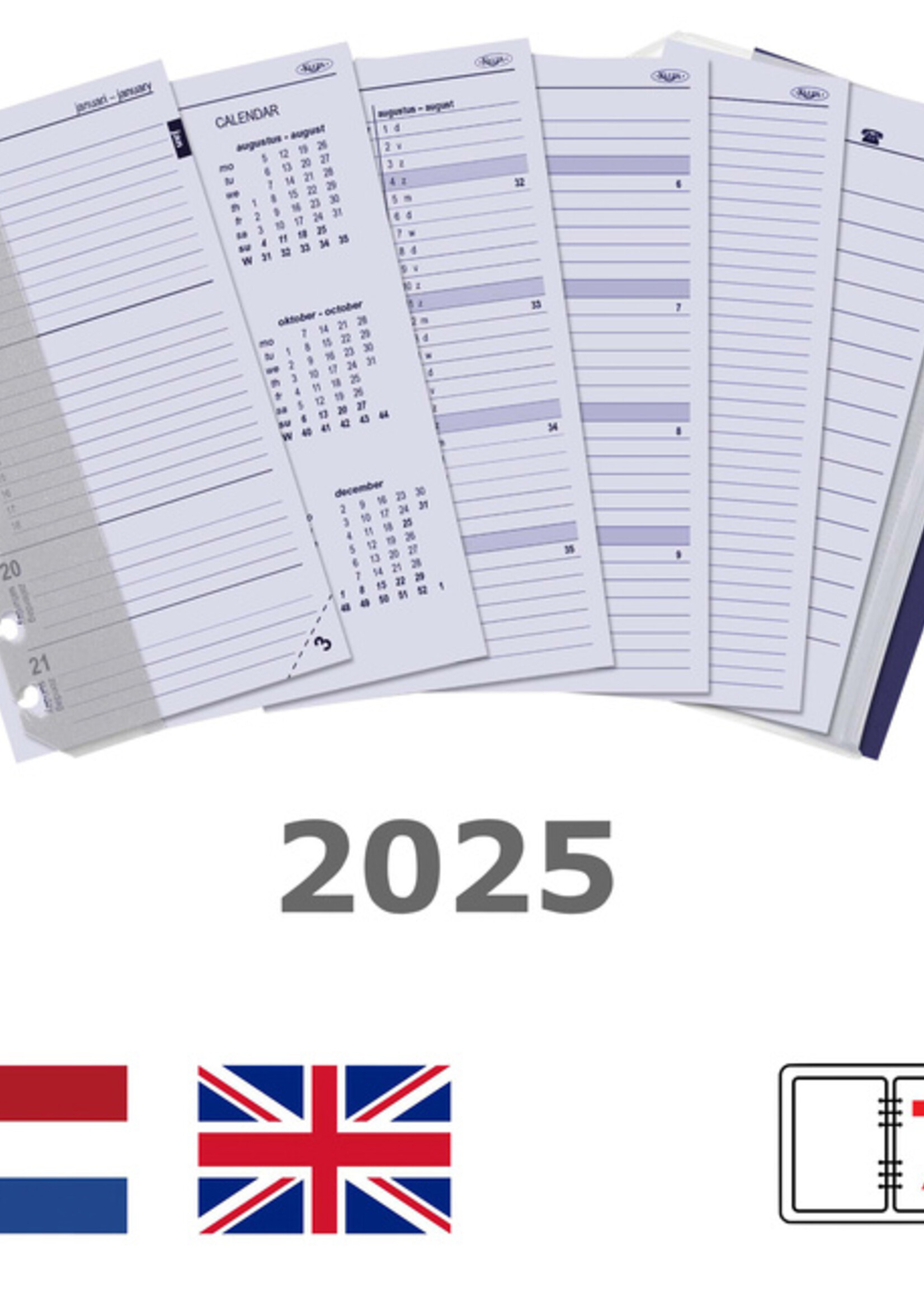 Kalpa Agendavulling 2026 Kalpa Personal jaardoos 7dagen/2pagina's