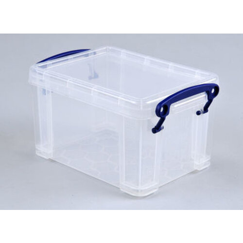 Really Useful Boîte de rangement Really Useful 1,6L 195x135x110mm transparent blanc