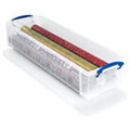 Really Useful Boîte de rangement Really Useful 22L 800x255x155mm transparent blanc