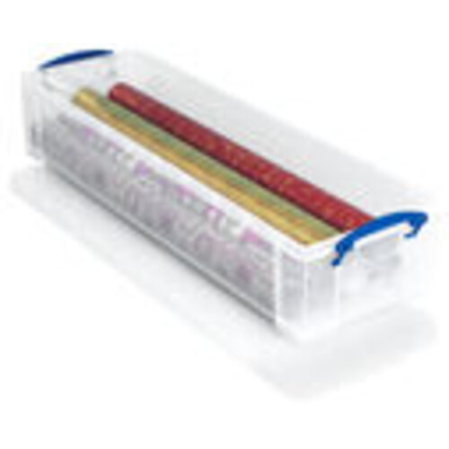 Really Useful Boîte de rangement Really Useful 22L 800x255x155mm transparent blanc