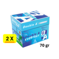 Double A Kopieerpapier Double A Everyday - A4 70gr - FSC - wit - 10x500 vel