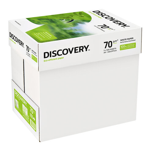 Discovery Kopieerpapier Discovery A4 70gr wit 2 dozen