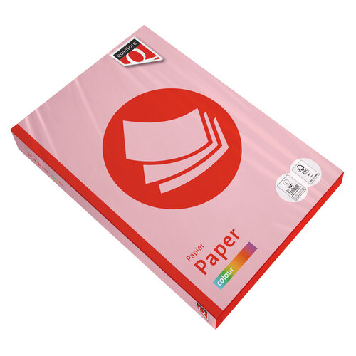 Quantore Kopieerpapier Quantore Colour A4 80gr roze 500 vel