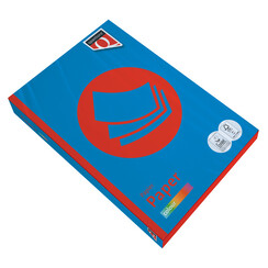 Papier copieur Quantore Colour A4 80g bleu intense 500 feuilles