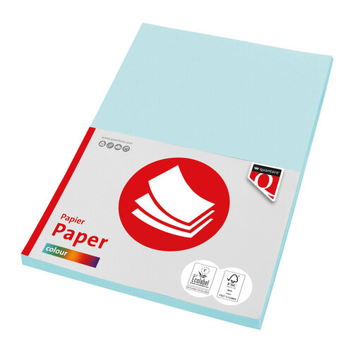 Quantore Papier copieur Quantore Colour A4 80g bleu clair 100 feuilles