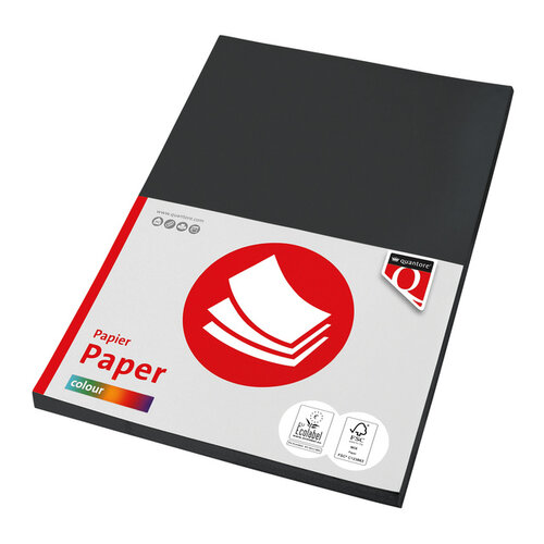 Quantore Kopieerpapier Quantore Colour A4 160gr zwart 50 vel