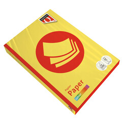Papier copieur Quantore Colour A3 80g jaune soufre 500 feuilles