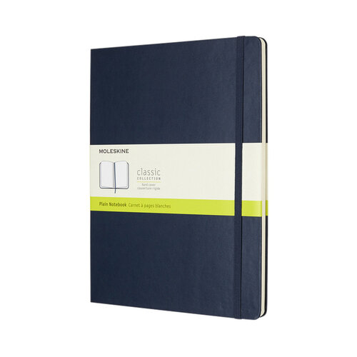 Moleskine Carnet Moleskine XL 190x250mm uni couverture rigide bleu saphir