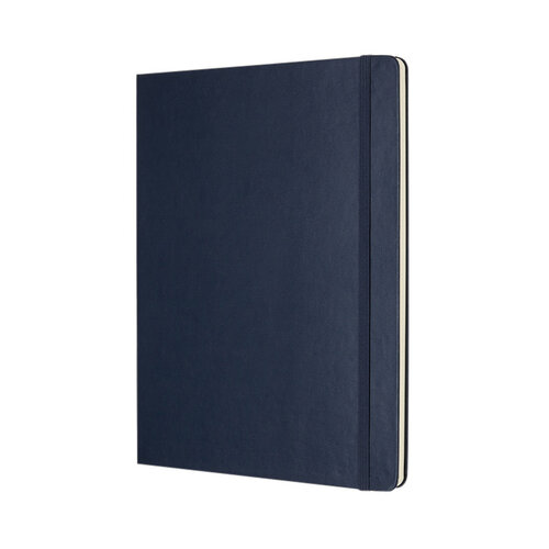 Moleskine Carnet Moleskine XL 190x250mm uni couverture rigide bleu saphir