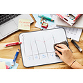 Stabilo Whiteboardpotlood STABILO MARKdry 648/4 inclusief slijper en microvezeldoek assorti etui à 4 stuks