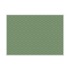 Placemat IEZZY hexagon groen 6 stuks
