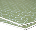 IEZZY horeca en catering Set de table IEZZY Hexagone vert 6 pièces