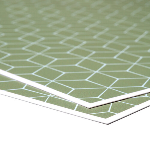 IEZZY horeca en catering Set de table IEZZY Hexagone vert 6 pièces